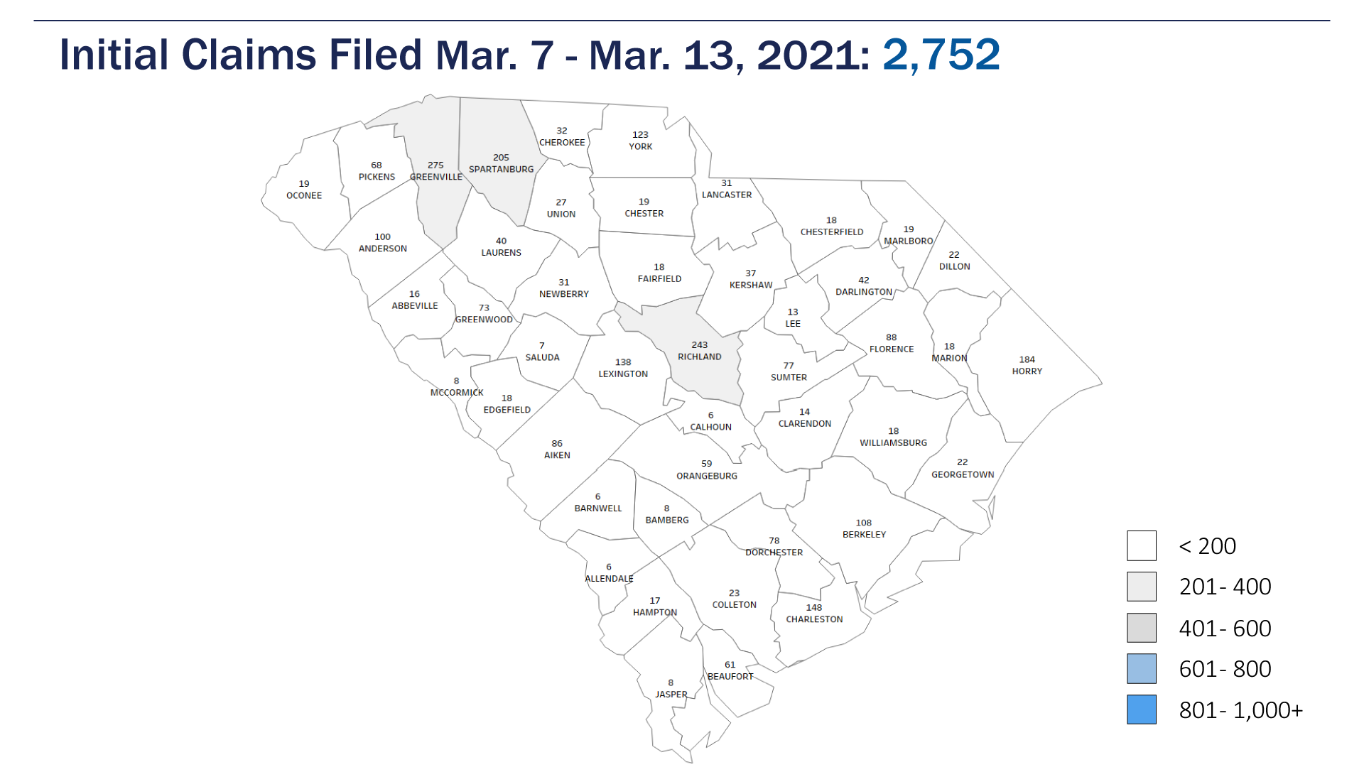 Initial Claims For Claim Week Ending March 13