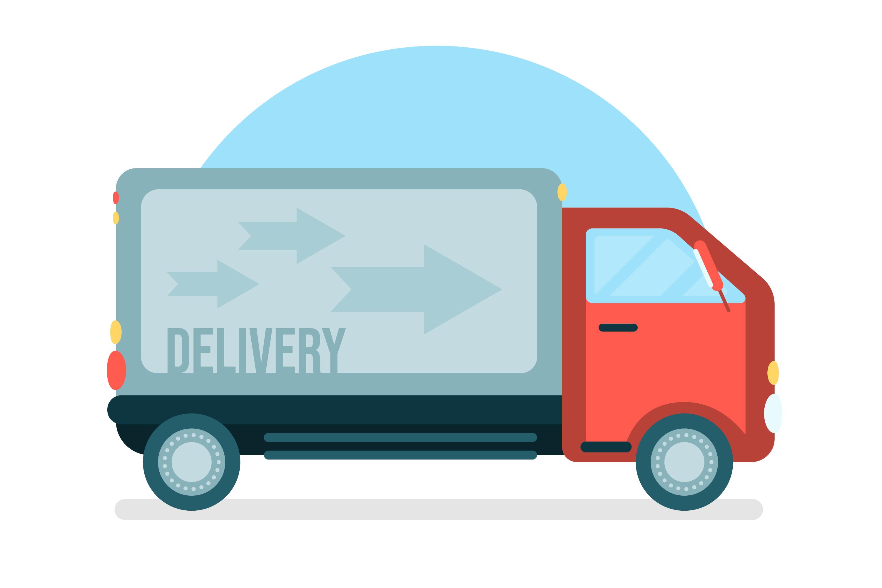 Delivery truck image.